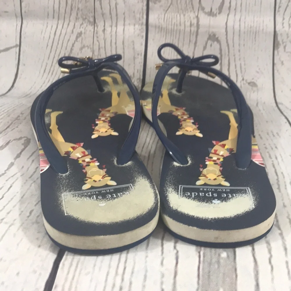 Kate Spade New York Nova Pool Flip Flops Camel 9
